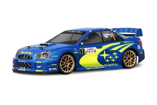 Subaru Impreza Wrc 2004 Monte C Body 190Mm/Wb255Mm ryhmässä LELUT, TUOTTEET LAPSILLE JA VAUVOILLE / Radio-ohjattava / Varaosat ja lisävarusteet / HPI / Rungot ja tarvikkeet / Onroad-rungot (läpinäkyvät) @ TP E-commerce Nordic AB (A02998)