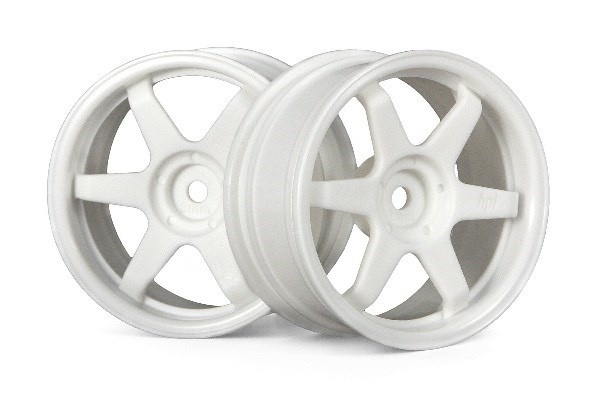 Te37 Wheel 26Mm White(3Mm Offset) ryhmässä LELUT, TUOTTEET LAPSILLE JA VAUVOILLE / Radio-ohjattava / Varaosat ja lisävarusteet / HPI / Vanteet / Onroad @ TP E-commerce Nordic AB (A03140)