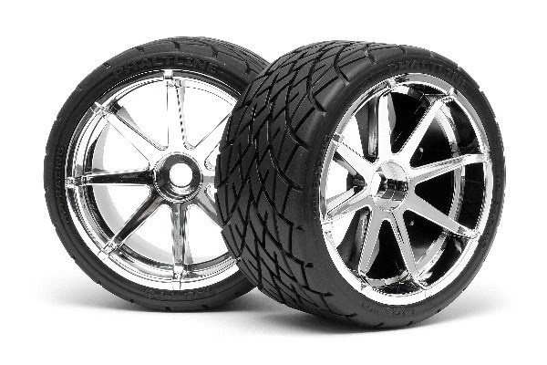 Mounted Phaltline Tire 140X70Mm On Blast Wheel Crm ryhmässä LELUT, TUOTTEET LAPSILLE JA VAUVOILLE / Radio-ohjattava / Varaosat ja lisävarusteet / HPI / Renkaat ja vanteet @ TP E-commerce Nordic AB (A03197)