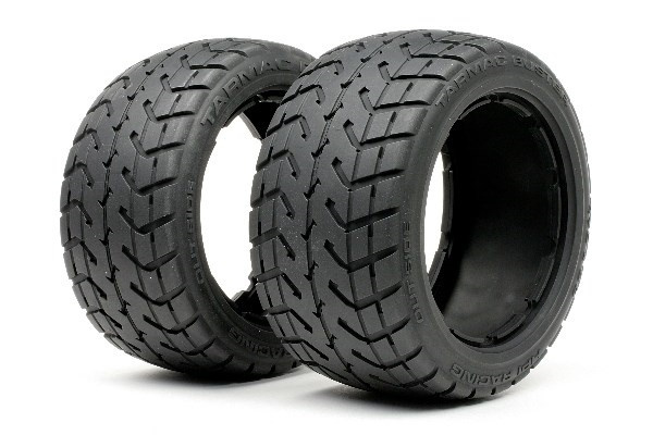 Tarmac Buster Tire M Compound (170X80Mm/2Pcs) ryhmässä LELUT, TUOTTEET LAPSILLE JA VAUVOILLE / Radio-ohjattava / Varaosat ja lisävarusteet / HPI / Renkaat / Offroad @ TP E-commerce Nordic AB (A03221)