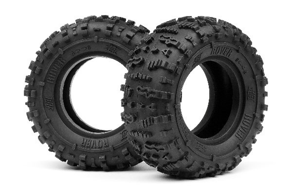 Rover 1.9 Tire (Red/Rock Crawler/2Pcs) ryhmässä LELUT, TUOTTEET LAPSILLE JA VAUVOILLE / Radio-ohjattava / Varaosat ja lisävarusteet / HPI / Renkaat / Offroad @ TP E-commerce Nordic AB (A03360)