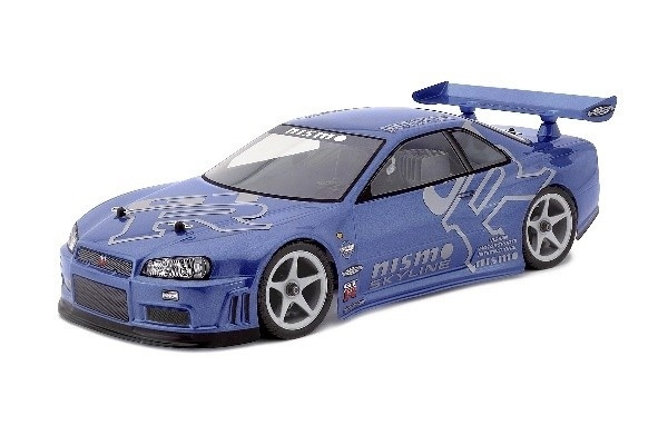 Nissan Skyline R34 Gt-R Body (200Mm) ryhmässä LELUT, TUOTTEET LAPSILLE JA VAUVOILLE / Radio-ohjattava / Varaosat ja lisävarusteet / HPI / Rungot ja tarvikkeet / Onroad-rungot (läpinäkyvät) @ TP E-commerce Nordic AB (A03480)