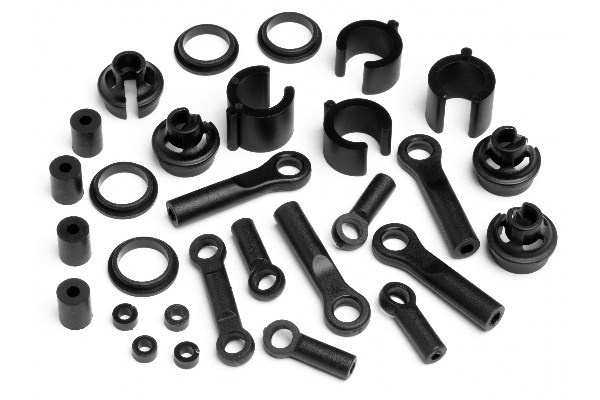 Shock End/Rod End Parts Set ryhmässä LELUT, TUOTTEET LAPSILLE JA VAUVOILLE / Radio-ohjattava / Varaosat ja lisävarusteet / HPI / Varaosat ja tuunaus / Iskunvaimentimet @ TP E-commerce Nordic AB (A03554)