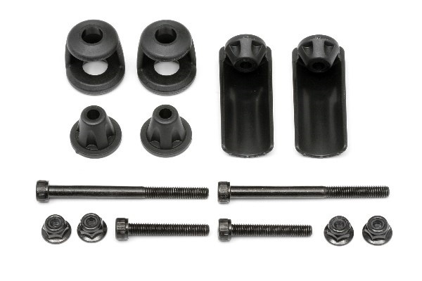 Front Shock Mounting Set ryhmässä LELUT, TUOTTEET LAPSILLE JA VAUVOILLE / Radio-ohjattava / Varaosat ja lisävarusteet / HPI / Varaosat ja tuunaus / Iskunvaimentimet @ TP E-commerce Nordic AB (A03727)