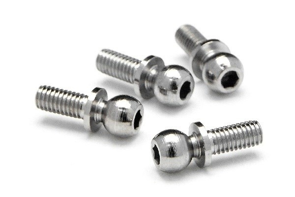 Ball 4.7X6.5Mm (4-40/Hex Socket/Silver/4Pcs) ryhmässä LELUT, TUOTTEET LAPSILLE JA VAUVOILLE / Radio-ohjattava / Varaosat ja lisävarusteet / HPI / Varaosat ja tuunaus / Iskunvaimentimet @ TP E-commerce Nordic AB (A03847)