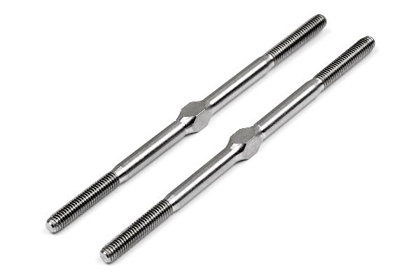 Titanium Turnbuckle M3X69Mm (2Pcs) ryhmässä LELUT, TUOTTEET LAPSILLE JA VAUVOILLE / Radio-ohjattava / Varaosat ja lisävarusteet / HPI / Vakiovarusteet ja tuunaus / Ohjaustanko @ TP E-commerce Nordic AB (A04211)