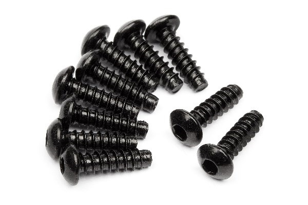 Tp. Button Head Screw M3X10Mm (Hex Socket/10Pcs) ryhmässä LELUT, TUOTTEET LAPSILLE JA VAUVOILLE / Radio-ohjattava / Varaosat ja lisävarusteet / HPI / Ruuvit/Kiinnikkeet / Ruuvit @ TP E-commerce Nordic AB (A04218)