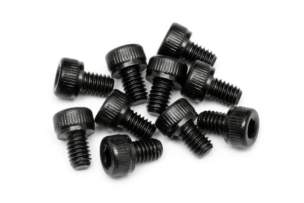 Cap Head Screw M4X6Mm (10Pcs) ryhmässä LELUT, TUOTTEET LAPSILLE JA VAUVOILLE / Radio-ohjattava / Varaosat ja lisävarusteet / HPI / Ruuvit/Kiinnikkeet / Ruuvit @ TP E-commerce Nordic AB (A04224)