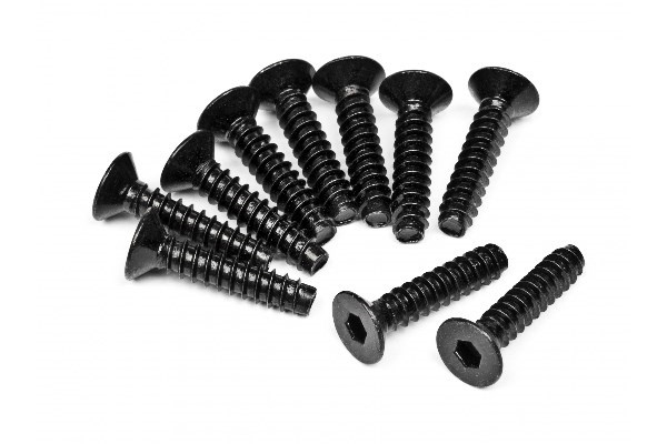 Tp. Flat Head Screw M4X18Mm (Hex Socket/10Pcs) ryhmässä LELUT, TUOTTEET LAPSILLE JA VAUVOILLE / Radio-ohjattava / Varaosat ja lisävarusteet / HPI / Ruuvit/Kiinnikkeet / Ruuvit @ TP E-commerce Nordic AB (A04238)