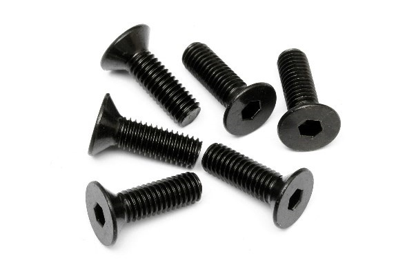 Flat Head Screw M5X16Mm (Hex Socket/6Pcs) ryhmässä LELUT, TUOTTEET LAPSILLE JA VAUVOILLE / Radio-ohjattava / Varaosat ja lisävarusteet / HPI / Ruuvit/Kiinnikkeet / Ruuvit @ TP E-commerce Nordic AB (A04246)