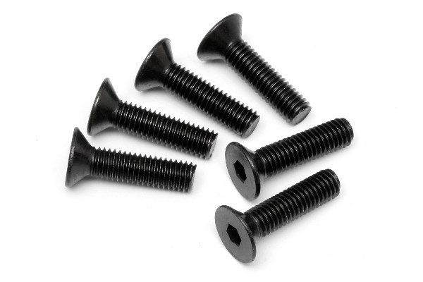 Flat Head Screw M5X20Mm (Hex Socket/6Pcs) ryhmässä LELUT, TUOTTEET LAPSILLE JA VAUVOILLE / Radio-ohjattava / Varaosat ja lisävarusteet / HPI / Ruuvit/Kiinnikkeet / Ruuvit @ TP E-commerce Nordic AB (A04247)