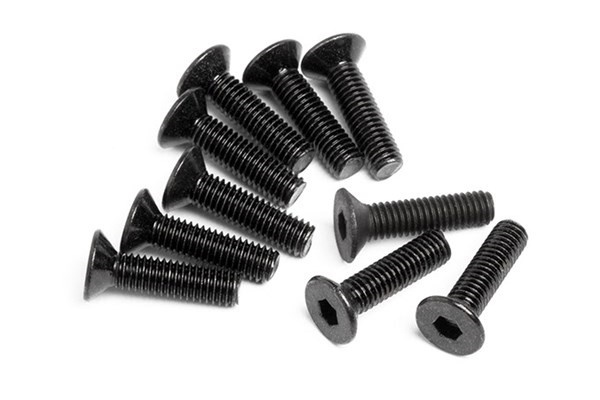 Flat Head Screw M3X12Mm (Hex Socket/10Pcs) ryhmässä LELUT, TUOTTEET LAPSILLE JA VAUVOILLE / Radio-ohjattava / Varaosat ja lisävarusteet / HPI / Ruuvit/Kiinnikkeet / Ruuvit @ TP E-commerce Nordic AB (A04347)