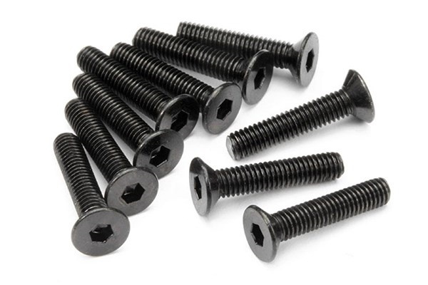 Flat Head Screw M3X15Mm (Hex Socket/10Pcs) ryhmässä LELUT, TUOTTEET LAPSILLE JA VAUVOILLE / Radio-ohjattava / Varaosat ja lisävarusteet / HPI / Ruuvit/Kiinnikkeet / Ruuvit @ TP E-commerce Nordic AB (A04348)