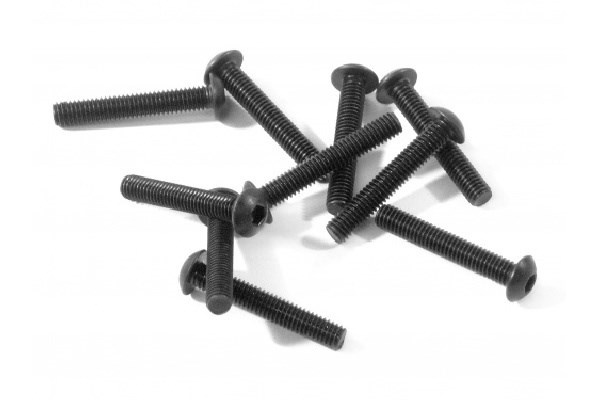 Button Head Screw M3X18Mm (Hex Socket/10 Pcs) ryhmässä LELUT, TUOTTEET LAPSILLE JA VAUVOILLE / Radio-ohjattava / Varaosat ja lisävarusteet / HPI / Ruuvit/Kiinnikkeet / Ruuvit @ TP E-commerce Nordic AB (A04399)