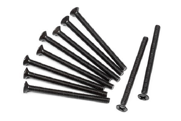 Flat Head Screw M3X40Mm (10Pcs) ryhmässä LELUT, TUOTTEET LAPSILLE JA VAUVOILLE / Radio-ohjattava / Varaosat ja lisävarusteet / HPI / Ruuvit/Kiinnikkeet / Ruuvit @ TP E-commerce Nordic AB (A04433)