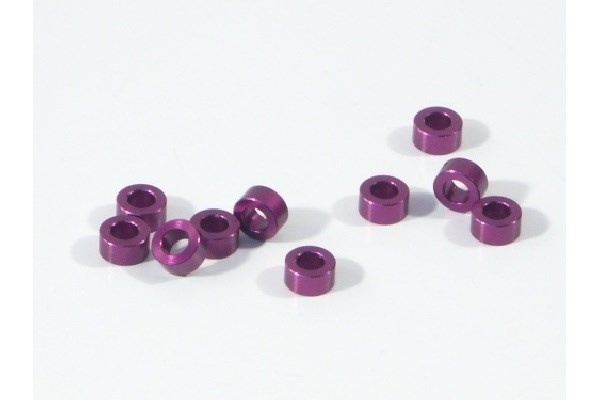 Aluminium Washer 3 X 6 X 3.0Mm (Purple/10 Pcs) ryhmässä LELUT, TUOTTEET LAPSILLE JA VAUVOILLE / Radio-ohjattava / Varaosat ja lisävarusteet / HPI / Ruuvit/Kiinnikkeet / Levyt @ TP E-commerce Nordic AB (A04521)