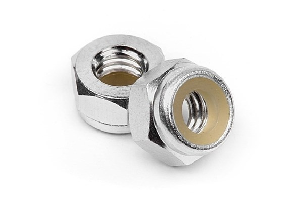 Aluminum Lock Nut M4 (Silver/10Pcs) ryhmässä LELUT, TUOTTEET LAPSILLE JA VAUVOILLE / Radio-ohjattava / Varaosat ja lisävarusteet / HPI / Ruuvit/Kiinnikkeet / Mutterit @ TP E-commerce Nordic AB (A04524)