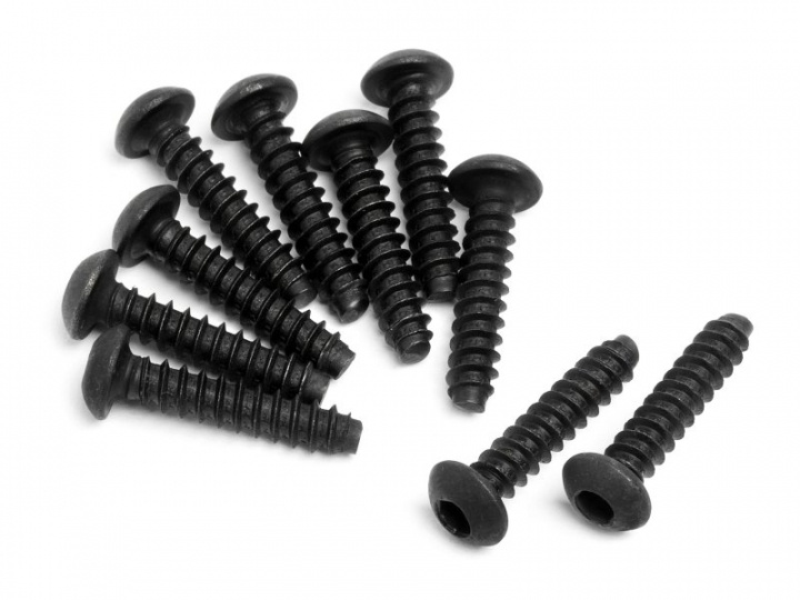 TP. Button Head Screw M3x14mm (10pcs) ryhmässä LELUT, TUOTTEET LAPSILLE JA VAUVOILLE / Radio-ohjattava / Varaosat ja lisävarusteet / HPI / Ruuvit/Kiinnikkeet / Ruuvit @ TP E-commerce Nordic AB (A04591)