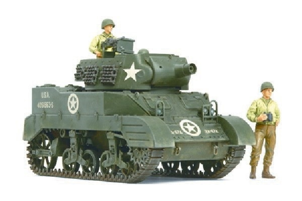 Tamiya 1/35 M8 Carriage w/3 figures ryhmässä URHEILU, VAPAA-AIKA JA HARRASTUS / Harrastus / Muovimallit / Sotilasajoneuvot (maa) @ TP E-commerce Nordic AB (A06402)