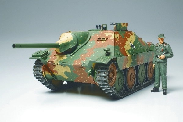 Tamiya 1/35 Hetzer Mid production ryhmässä URHEILU, VAPAA-AIKA JA HARRASTUS / Harrastus / Muovimallit / Sotilasajoneuvot (maa) @ TP E-commerce Nordic AB (A06432)