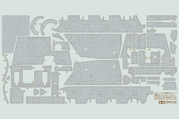 Tamiya 1/35 Brummbaer LP Zim Sheet ryhmässä URHEILU, VAPAA-AIKA JA HARRASTUS / Harrastus / Muovimallit / Sotilasajoneuvot (maa) @ TP E-commerce Nordic AB (A06655)