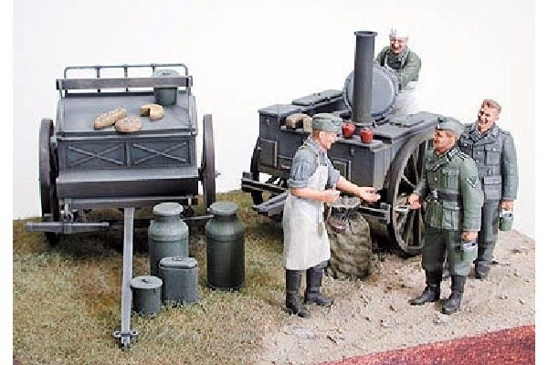 Tamiya 1/35 German Field Kitchen Scenery ryhmässä URHEILU, VAPAA-AIKA JA HARRASTUS / Harrastus / Muovimallit / Sotilasajoneuvot (maa) @ TP E-commerce Nordic AB (A06680)