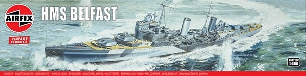 Airfix HMS Belfast ryhmässä URHEILU, VAPAA-AIKA JA HARRASTUS / Harrastus / Muovimallit / Alukset @ TP E-commerce Nordic AB (A06815)