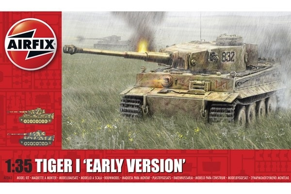 Airfix Tiger-1 \'Early Version ryhmässä URHEILU, VAPAA-AIKA JA HARRASTUS / Harrastus / Muovimallit / Sotilasajoneuvot (maa) @ TP E-commerce Nordic AB (A06915)