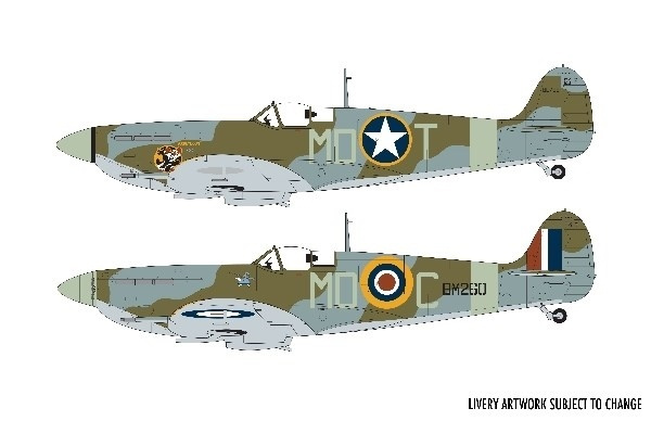 Airfix 1:48 Supermarine Spitfire Mk.Vb ryhmässä URHEILU, VAPAA-AIKA JA HARRASTUS / Harrastus / Muovimallit / Lentokoneet/Helikopterit @ TP E-commerce Nordic AB (A06966)