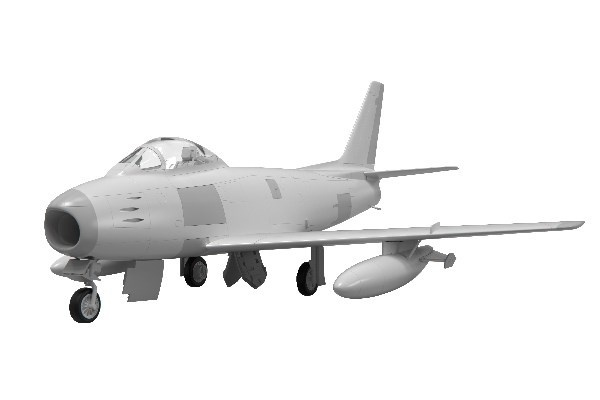 Airfix 1:48 Canadair Sabre F.4 ryhmässä URHEILU, VAPAA-AIKA JA HARRASTUS / Harrastus / Muovimallit / Lentokoneet/Helikopterit @ TP E-commerce Nordic AB (A06971)