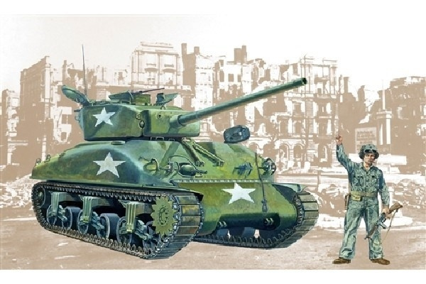 Italeri 1:35 M4 A1 SHERMAN ryhmässä URHEILU, VAPAA-AIKA JA HARRASTUS / Harrastus / Muovimallit / Sotilasajoneuvot (maa) @ TP E-commerce Nordic AB (A07056)