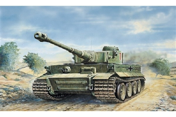 Italeri 1:35 TIGER I AUSF. E/H1 ryhmässä URHEILU, VAPAA-AIKA JA HARRASTUS / Harrastus / Muovimallit / Sotilasajoneuvot (maa) @ TP E-commerce Nordic AB (A07057)