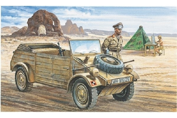 Italeri 1:35 VW Typ 82 KUBELWAGEN ryhmässä URHEILU, VAPAA-AIKA JA HARRASTUS / Harrastus / Muovimallit / Sotilasajoneuvot (maa) @ TP E-commerce Nordic AB (A07058)