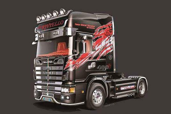 Italeri 1:24 SCANIA 164L TOPCLASS ryhmässä URHEILU, VAPAA-AIKA JA HARRASTUS / Harrastus / Muovimallit / Autot @ TP E-commerce Nordic AB (A07171)