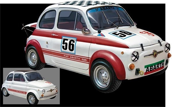 Italeri 1:12 FIAT Abarth 695SS ryhmässä URHEILU, VAPAA-AIKA JA HARRASTUS / Harrastus / Muovimallit / Autot @ TP E-commerce Nordic AB (A07210)