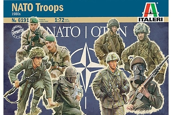 Italeri 1:72 NATO Troops - contains 48 figures ryhmässä URHEILU, VAPAA-AIKA JA HARRASTUS / Harrastus / Muovimallit / Hahmot @ TP E-commerce Nordic AB (A07263)