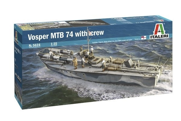 Italeri 1:35 Vosper 74 With Crew ryhmässä URHEILU, VAPAA-AIKA JA HARRASTUS / Harrastus / Muovimallit / Alukset @ TP E-commerce Nordic AB (A07284)