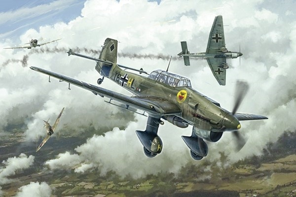 Italeri 1:48 Junkers JU-87B Stuka ryhmässä URHEILU, VAPAA-AIKA JA HARRASTUS / Harrastus / Muovimallit / Lentokoneet/Helikopterit @ TP E-commerce Nordic AB (A07306)