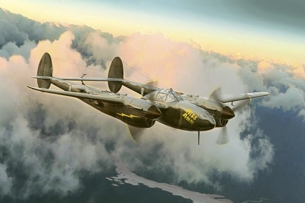 Italeri 1:72 Lockheed P-38J \'Lightning ryhmässä URHEILU, VAPAA-AIKA JA HARRASTUS / Harrastus / Muovimallit / Lentokoneet/Helikopterit @ TP E-commerce Nordic AB (A07320)