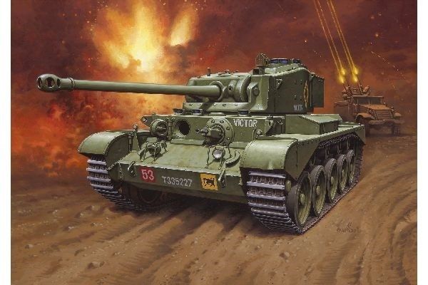 Revell 1:76 A-34 Comet Mk.1 ryhmässä URHEILU, VAPAA-AIKA JA HARRASTUS / Harrastus / Muovimallit / Sotilasajoneuvot (maa) @ TP E-commerce Nordic AB (A07557)