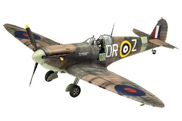 Revell Spitfire Mk,II\'Aces High\'Iron Ma ryhmässä URHEILU, VAPAA-AIKA JA HARRASTUS / Harrastus / Muovimallit / Aloituspakkaukset/Lahjapakkaukset @ TP E-commerce Nordic AB (A07817)