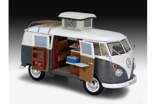 Revell 1:24 VW T1 Camper ryhmässä URHEILU, VAPAA-AIKA JA HARRASTUS / Harrastus / Muovimallit / Autot @ TP E-commerce Nordic AB (A07931)