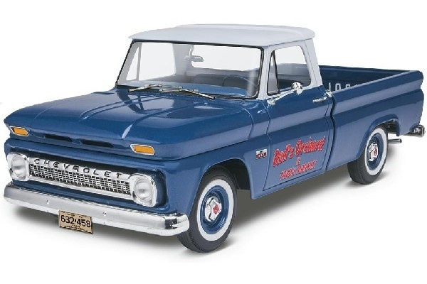 Revell 1966 Chevy Fleetside Pickup ryhmässä URHEILU, VAPAA-AIKA JA HARRASTUS / Harrastus / Muovimallit / Autot @ TP E-commerce Nordic AB (A08018)