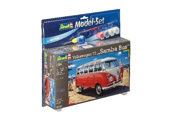 Revell Model Set VW T1 Samba Bus ryhmässä URHEILU, VAPAA-AIKA JA HARRASTUS / Harrastus / Muovimallit / Aloituspakkaukset/Lahjapakkaukset @ TP E-commerce Nordic AB (A08180)