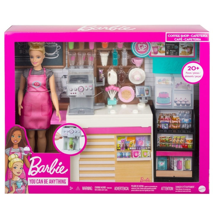 Barbie Coffee Shop ryhmässä LELUT, TUOTTEET LAPSILLE JA VAUVOILLE / Leikkikalut, Askartelu &Pelit / Nuket & Tarvikkeet @ TP E-commerce Nordic AB (A08325)