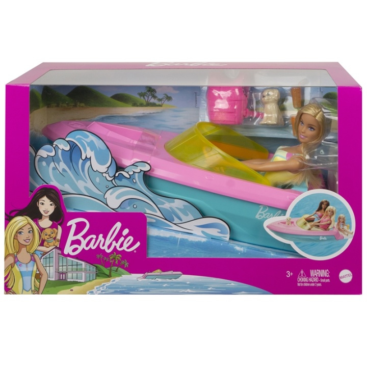 Barbie Doll and Boat ryhmässä LELUT, TUOTTEET LAPSILLE JA VAUVOILLE / Leikkikalut, Askartelu &Pelit / Nuket & Tarvikkeet @ TP E-commerce Nordic AB (A08333)