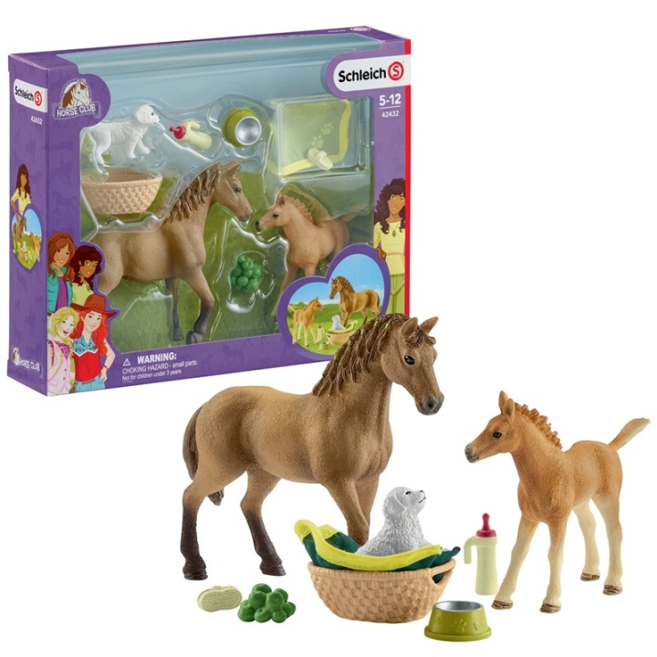 Schleich Horse Club Sarahs baby animal ryhmässä LELUT, TUOTTEET LAPSILLE JA VAUVOILLE / Leikkikalut, Askartelu &Pelit / Figuurit, miniatyyrit ja tarvikkeet @ TP E-commerce Nordic AB (A08635)