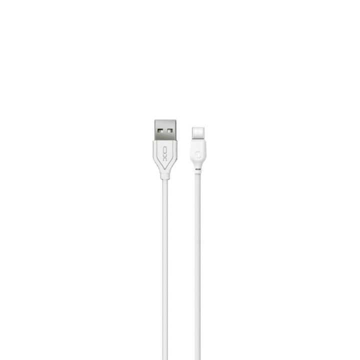 XO NB103 USB - USB-C Kabel (2,1A) 1m, Vit ryhmässä ÄLYPUHELIMET JA TABLETIT / Laturit & Kaapelit / Kaapelit / Tyyppi C -kaapelit @ TP E-commerce Nordic AB (A08757)