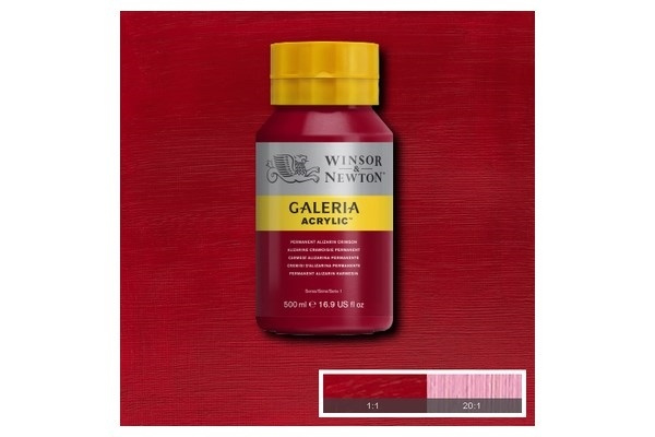 Galeria Acrylic 500Ml Perm Alizarin Crimson 466 ryhmässä URHEILU, VAPAA-AIKA JA HARRASTUS / Harrastus / Maalaa ja piirrä / Taiteilijavärit / Akryyli @ TP E-commerce Nordic AB (A08813)