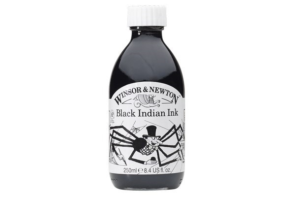 Drawing Ink 030 Black Indian ink, 250 ml ryhmässä URHEILU, VAPAA-AIKA JA HARRASTUS / Harrastus / Maalaa ja piirrä / Taiteilijavärit / Muste @ TP E-commerce Nordic AB (A08950)